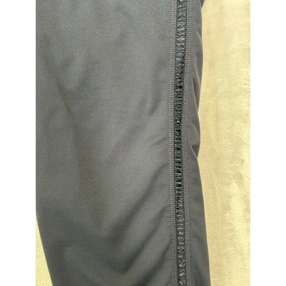 Lane Bryant Livi Active Pants Womens 18/20 Gray Crop Legging Open Mesh Side Plus - Picture 3 of 10